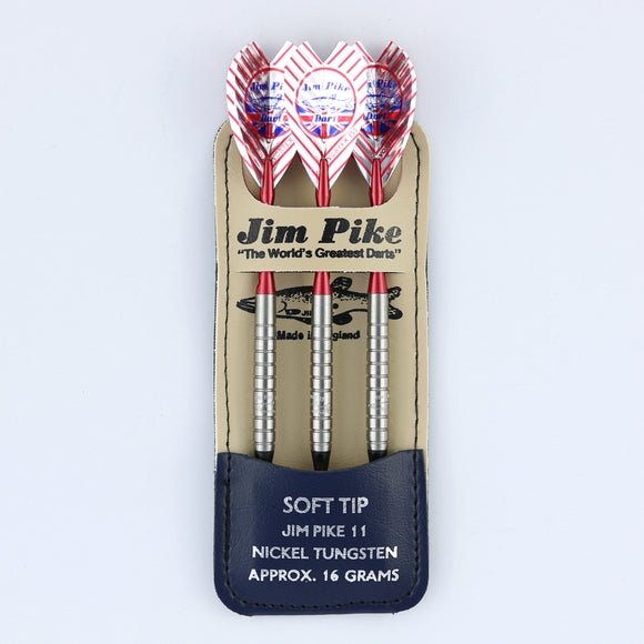 Signature Professional 95% Nickel Tungsten Jim Pike II Soft Tip Dart Set 16 grams