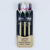 Signature Nickelsilver Jim Pike II Soft Tip Dart Set 16 grams