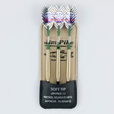 Signature Nickelsilver Jim Pike II Soft Tip Dart Set 16 grams