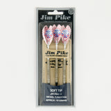 Signature Professional 95% Nickel Tungsten Jim Pike II Soft Tip Dart Set 18 grams