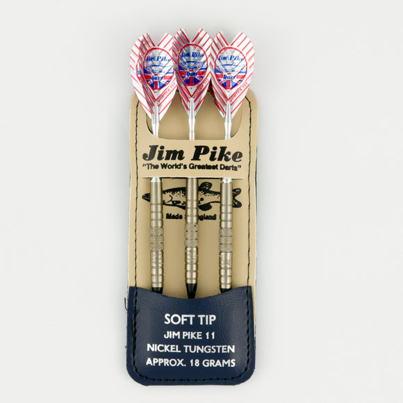 Signature Professional 95% Nickel Tungsten Jim Pike II Soft Tip Dart Set 18 grams