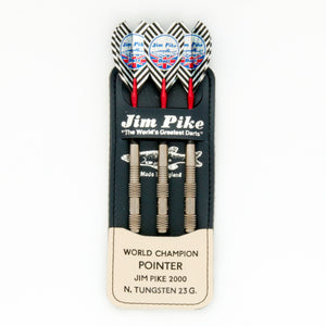 World Champion POINTER 90% Nickel Tungsten Jim Pike 2000 Dart Set 23 grams