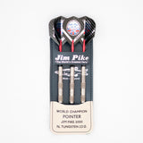 World Champion POINTER 90% Nickel Tungsten Jim Pike 2000 Dart Set 23 grams