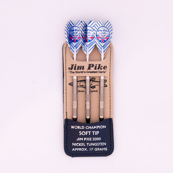 World Champion 90% Nickel Tungsten Jim Pike 2000 Soft Tip Dart Set 17 grams